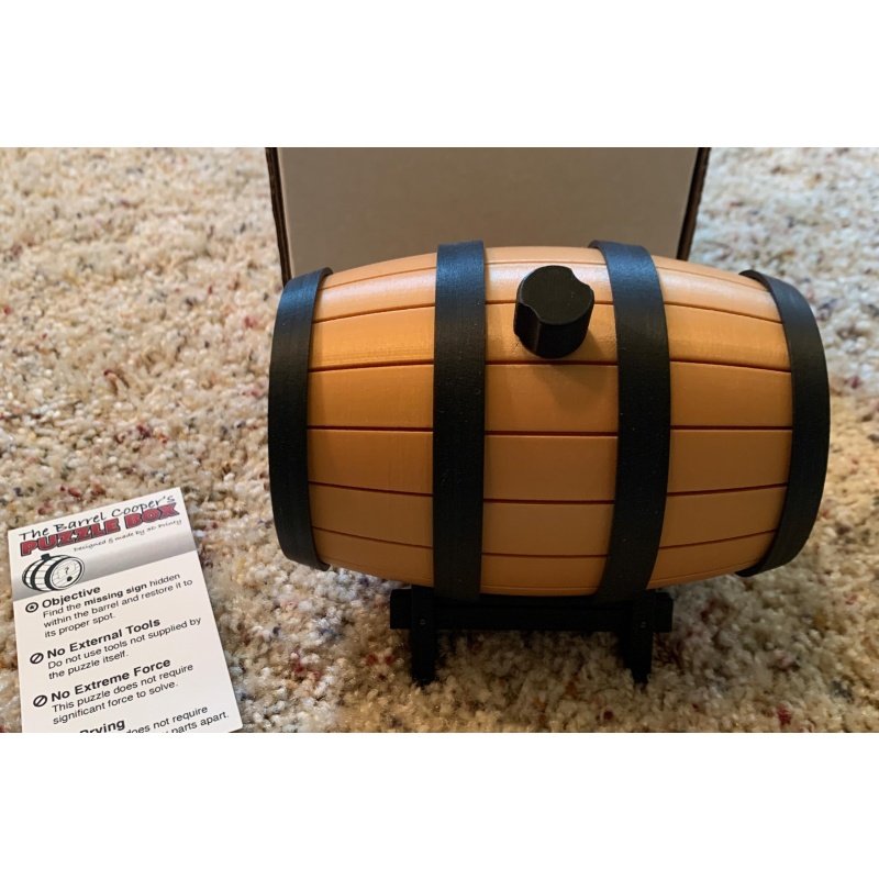 Barrel Coopers Puzzle Box