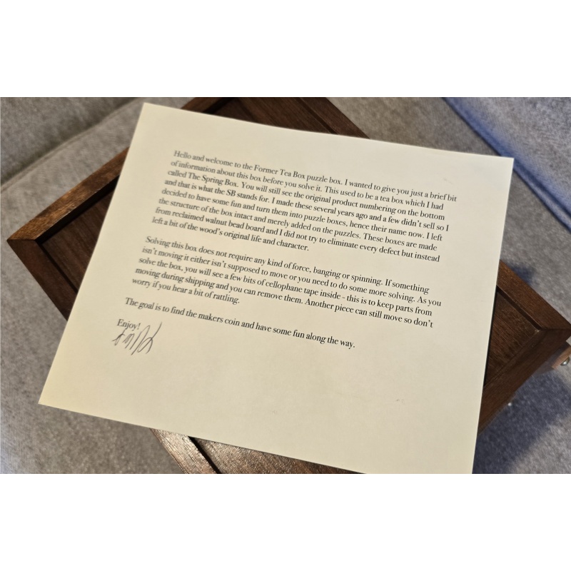 Former Tea Box by Cryptic Woodworks