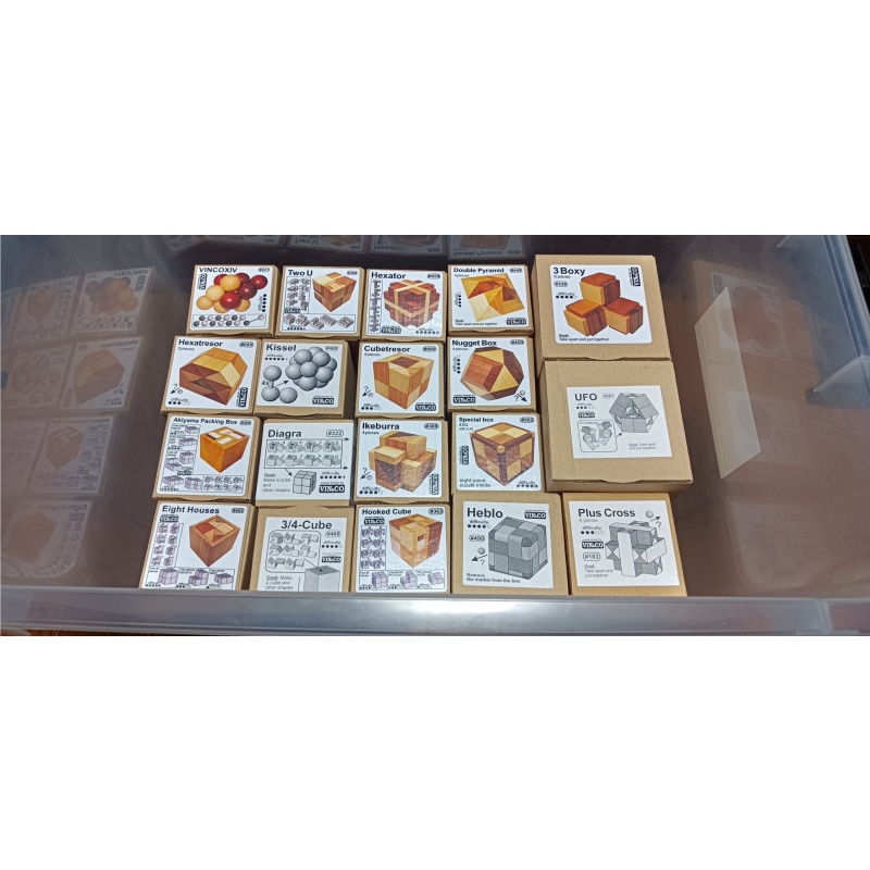 33 Set of Vin & Co Wooden Puzzle Brand New!!