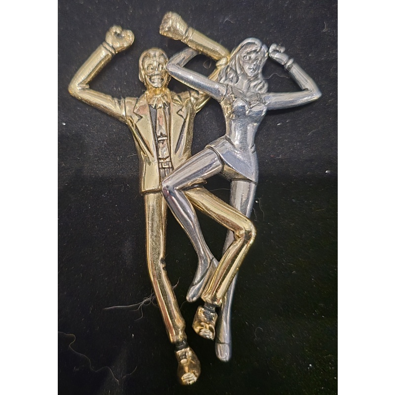 2004 Takara Lupin III & Fujiko Mine Metal Disentanglement Puzzle