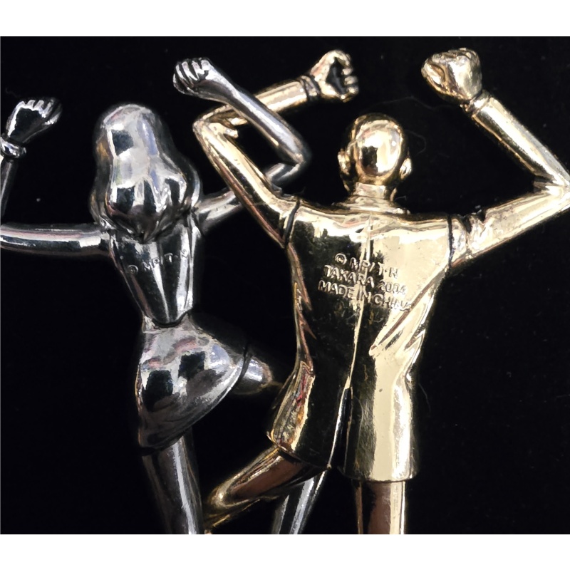 2004 Takara Lupin III & Fujiko Mine Metal Disentanglement Puzzle