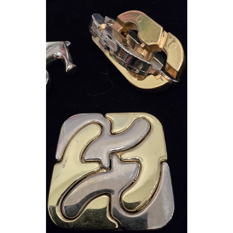 Premium Metal Brain Teaser Collection (5-Piece Set)