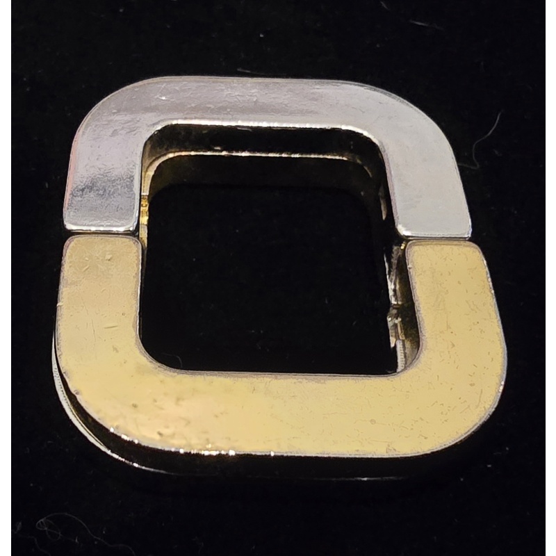 Trio of Metal Brain Teasers - Hanayama Cast Marble, 2-Tone Puzzle Ring & Square Challenge