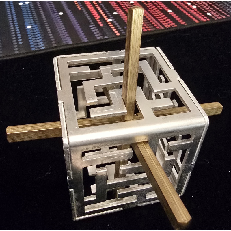 The Chrome & Brass Quartet: Premium Metal Puzzle Lot