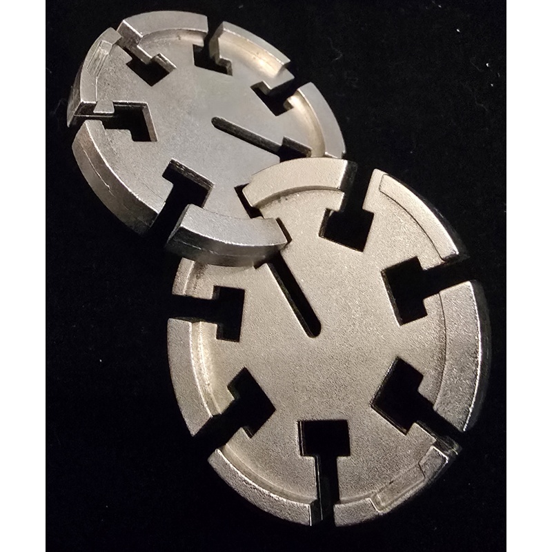 The Chrome & Brass Quartet: Premium Metal Puzzle Lot