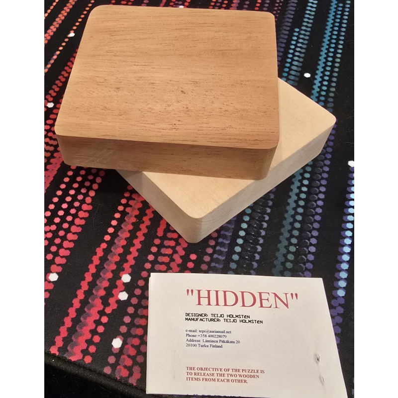 RARE IPP25 Exchange Puzzle: "HIDDEN" by Teijo Holmsten (Finland, 2005)