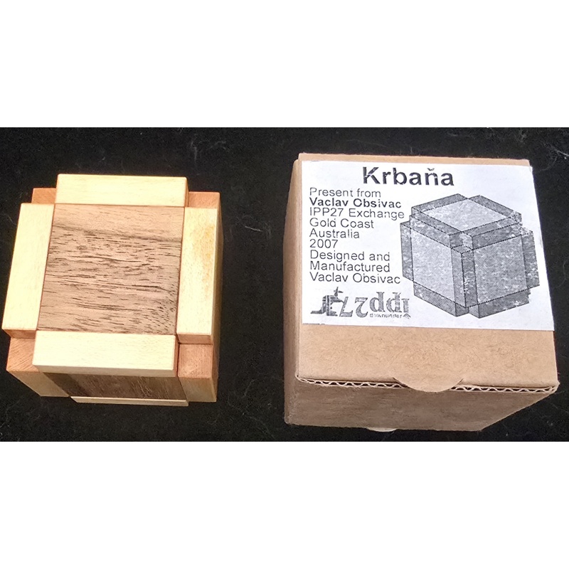 RARE Vinco IPP27 Exchange Puzzle – "Krbana" – From the Bill Darrah Collection