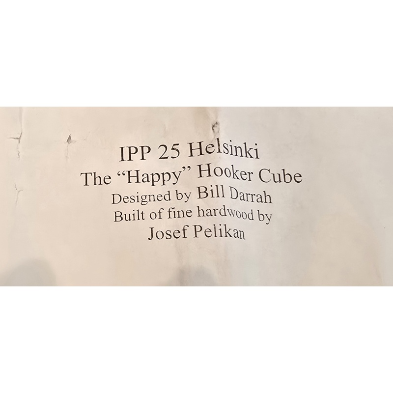 The "Happy" Hooker Cube (IPP 25 Helsinki)