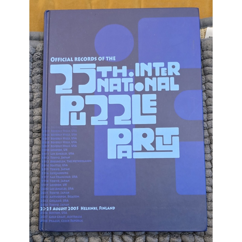 Pristine Hardcover: IPP25 Helsinki, Finland (2005) Official 25th Anniversary Souvenir Book