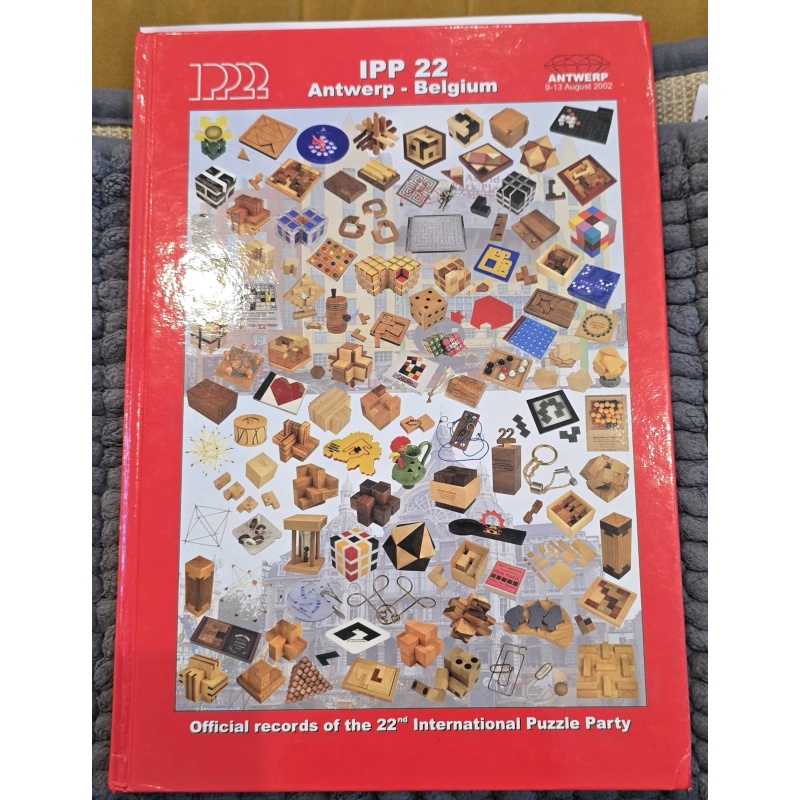 Exceedingly Rare Hardcover: IPP22 Antwerp, Belgium (2002) Official Souvenir Book