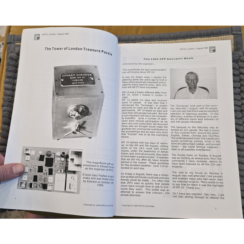 Exceedingly Rare: IPP19 London (1999) Official Souvenir Book