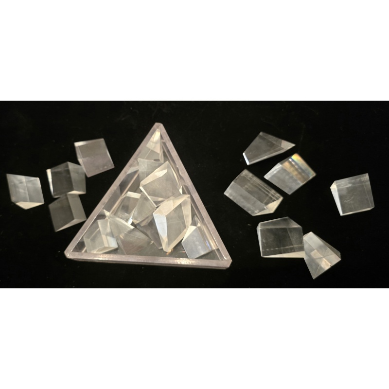 All-Acrylic "Crystal" Hexagon Packing Puzzle by Bill Darrah - Estate Provenance & Original Hand-Drawn Solution!