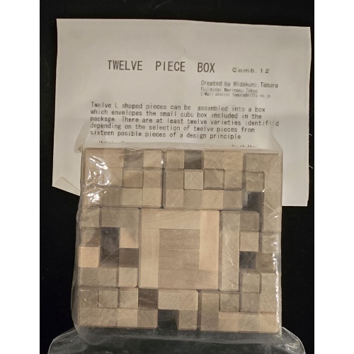 "12 Piece Box" by Hidekuni Tamura - Beautiful Japanese Craftsmanship - Bill Darrah Estate!