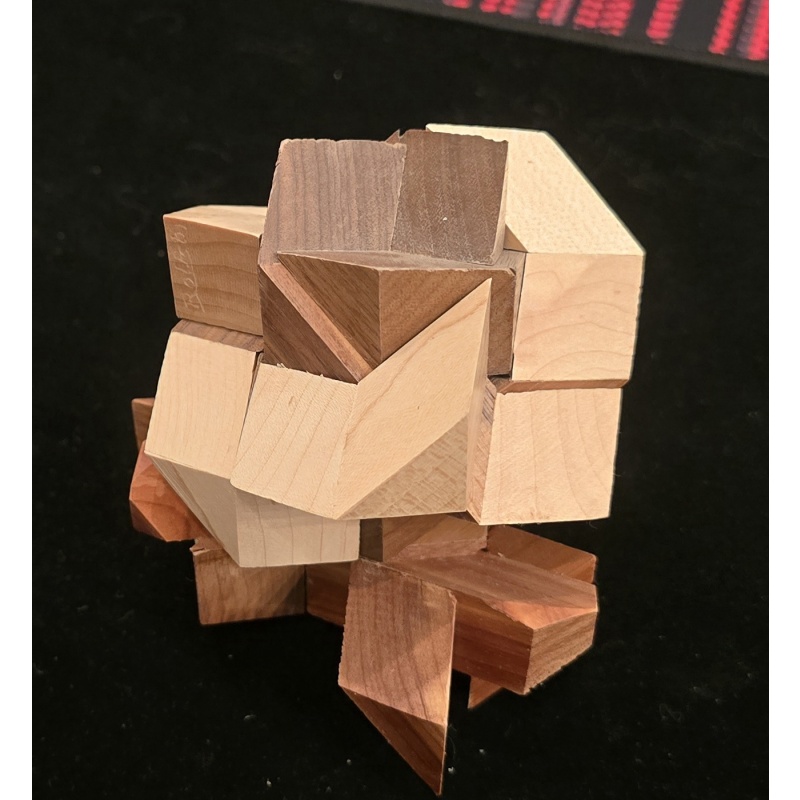 "Rosebud" by Stewart Coffin / Allen Rolfs - IPP21 (2001) with Assembly Jig - Bill Darrah Estate!