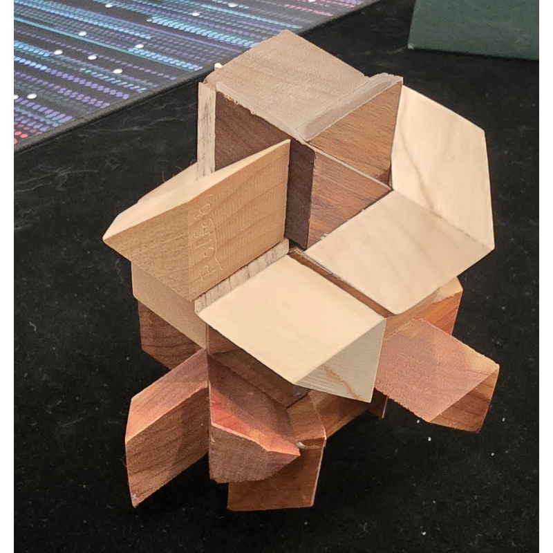 "Rosebud" by Stewart Coffin / Allen Rolfs - IPP21 (2001) with Assembly Jig - Bill Darrah Estate!