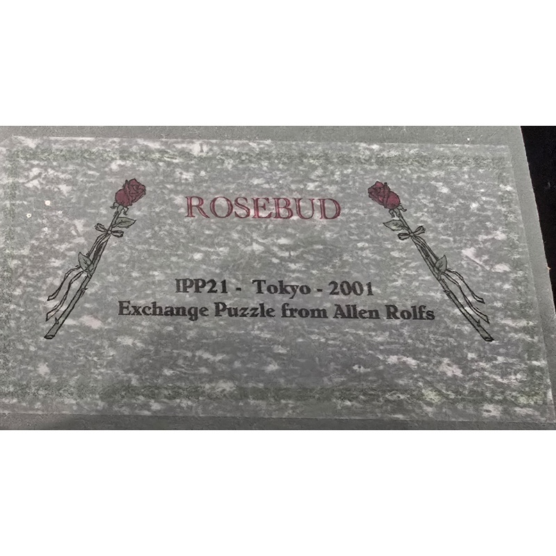 "Rosebud" by Stewart Coffin / Allen Rolfs - IPP21 (2001) with Assembly Jig - Bill Darrah Estate!