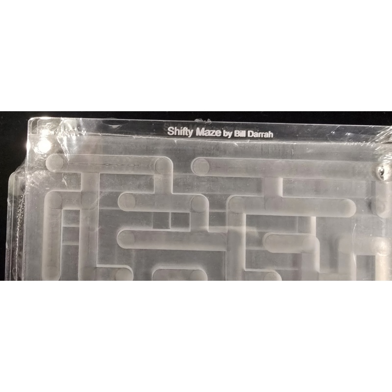 MIB UNOPENED "Shifty Maze" All-Acrylic Puzzle by Bill Darrah - IPP22 (2002) - Darrah Estate!