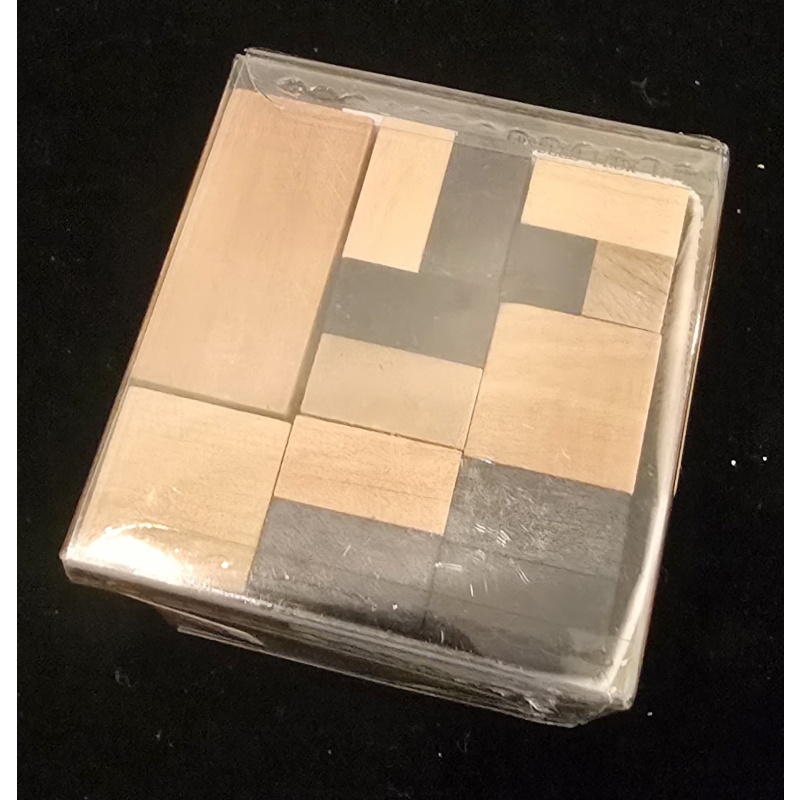 RARE The Millennium Cube Wooden Puzzle - Kevin Holmes (1999) MIB - Bill Darrah Collection