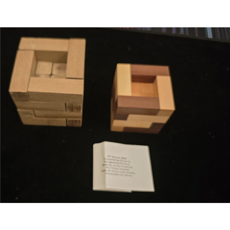 RARE 2-Puzzle Lot: Bill Darrah IPP26 Cube + Large PROTOTYPE - Personal Estate Collection!