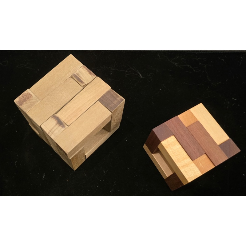 RARE 2-Puzzle Lot: Bill Darrah IPP26 Cube + Large PROTOTYPE - Personal Estate Collection!
