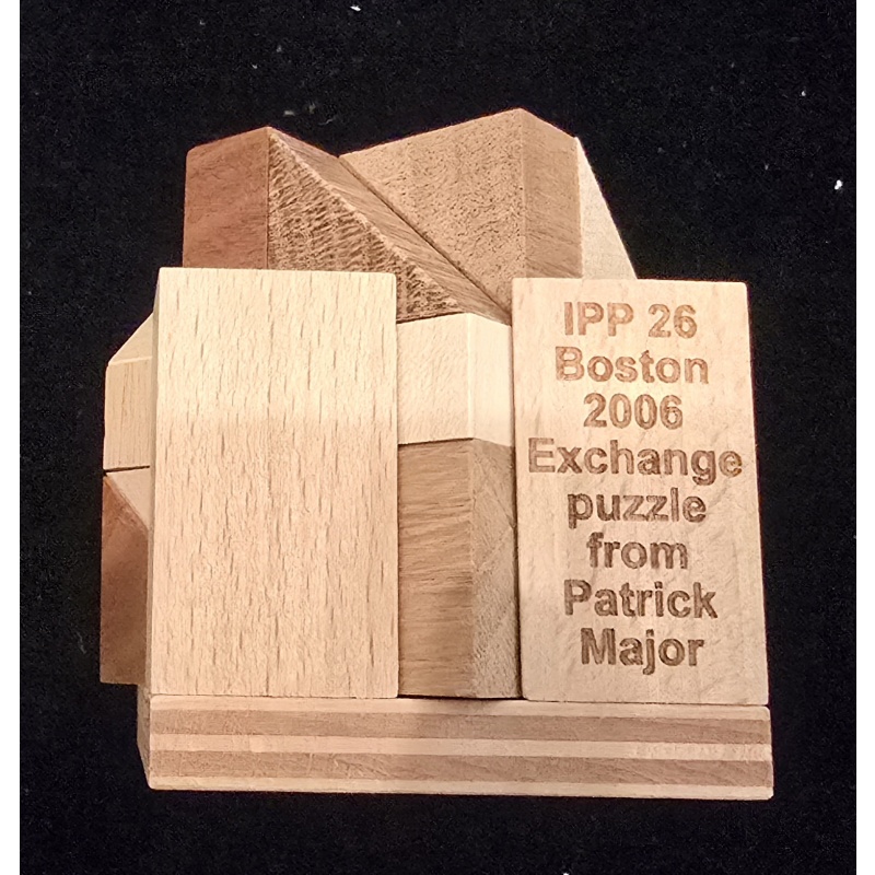 Rare IPP 26 Exchange Puzzle: "Three Wedges" by Vinco (Václav Obšivač) - Boston 2006