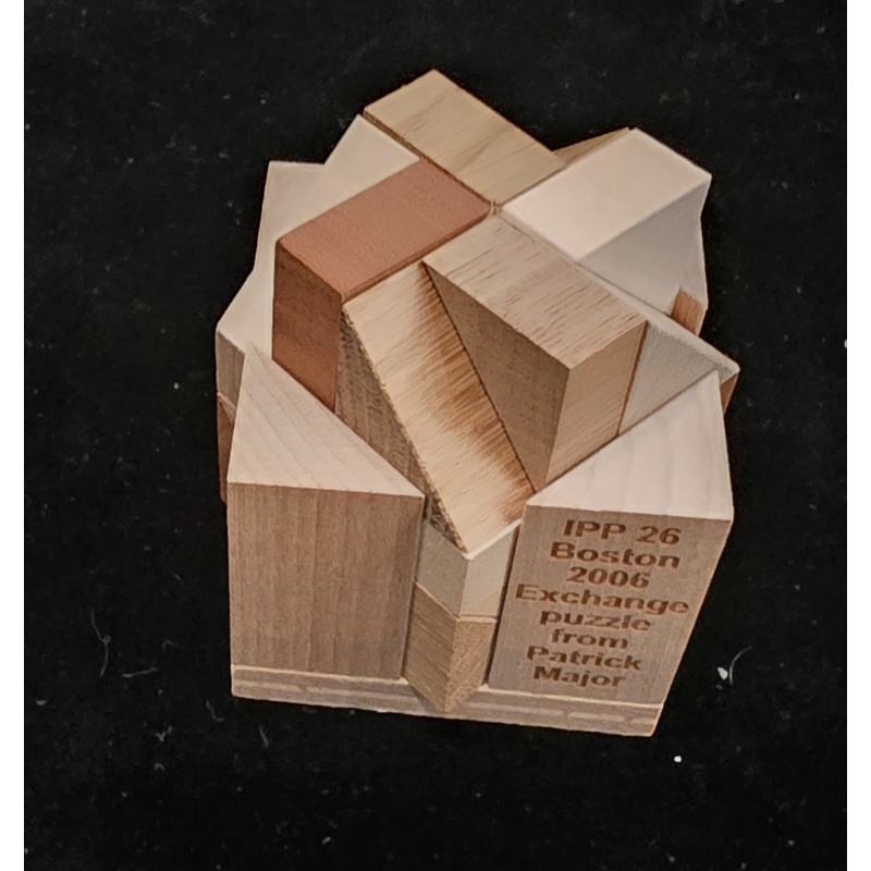 Rare IPP 26 Exchange Puzzle: "Three Wedges" by Vinco (Václav Obšivač) - Boston 2006