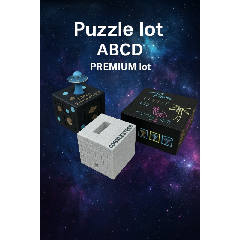 Puzzle ABCD Premium Lot – Close Encounturrs, Neon Lights & Cobblestone