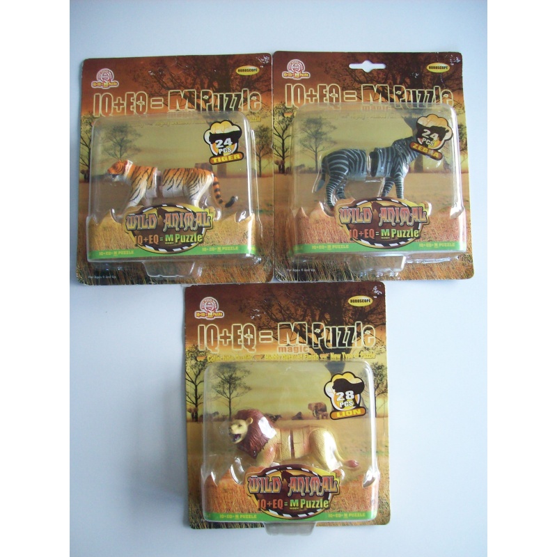 “3·D Wild Animal Puzzles”
