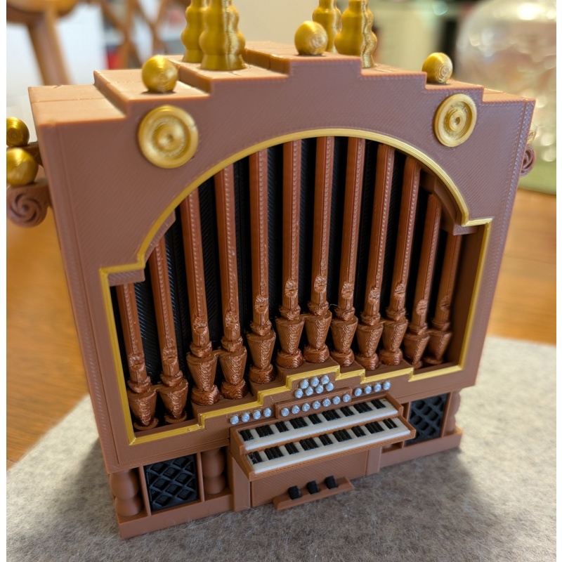 Organ Sequential Discovery Puzzle Box (3D Printed)
