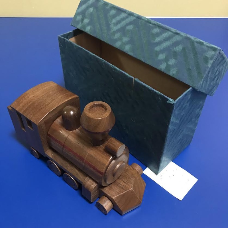 "Train Engine(P-30)" Karakuri Box Akio Kamei