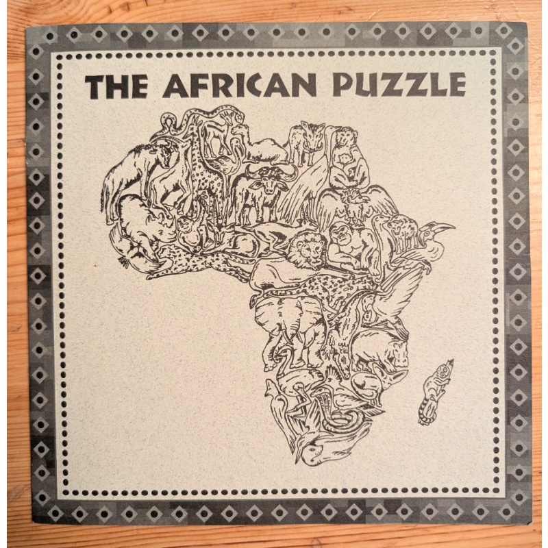 The African Puzzle - Silver/Pewter with necklace and pendants