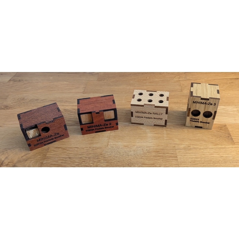 Minima Ze Series - 4 Puzzles - Frederic Boucher made by Pelikan