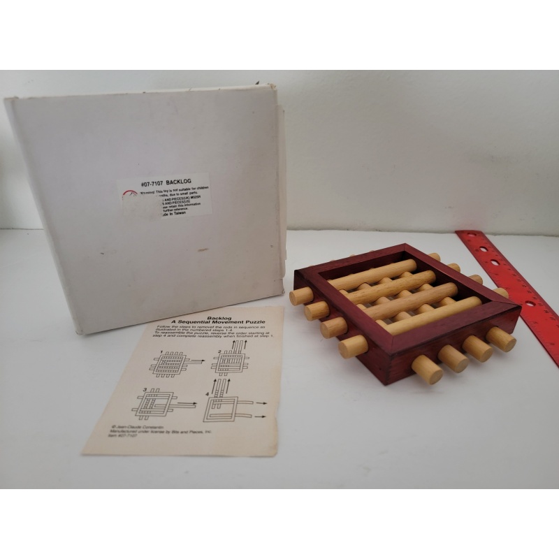 Backlog with solution and original box.