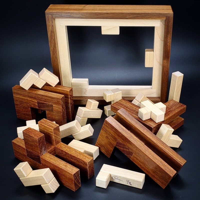 Hidden Pentominos by Tamás Vanyó and Eric Fuller
