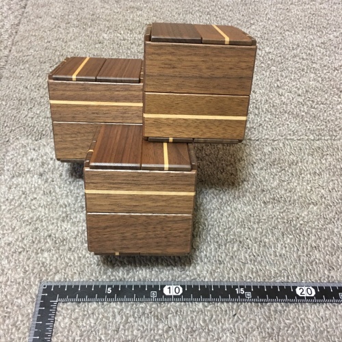 Three-cornered deadlock Karakuri Box Hideaki Kawasima