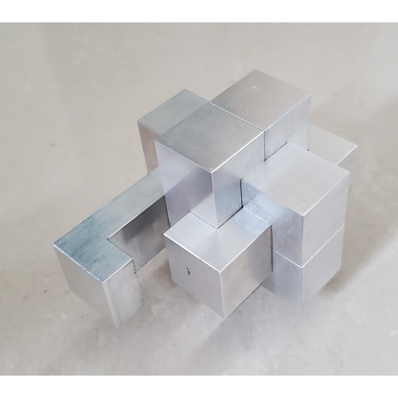 7 Move Aluminium Burr by Wil Strijbos.