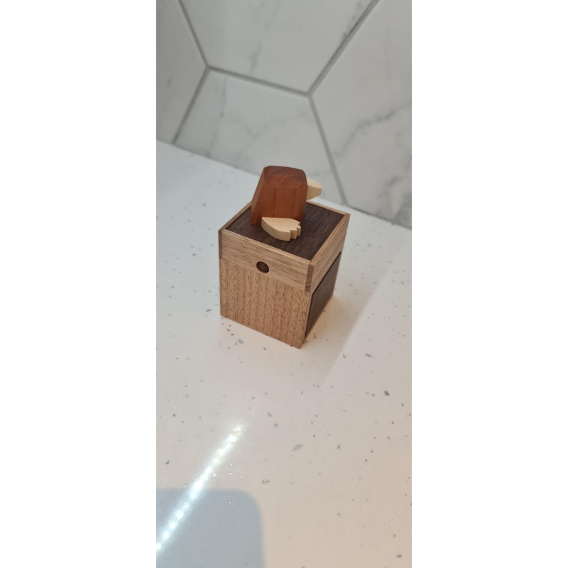 Tunnel Maker Japanese karakuri Puzzle Box 