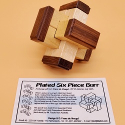 Plated 6-piece Burr by Brian Young