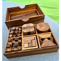 Selection of wooden puzzles
