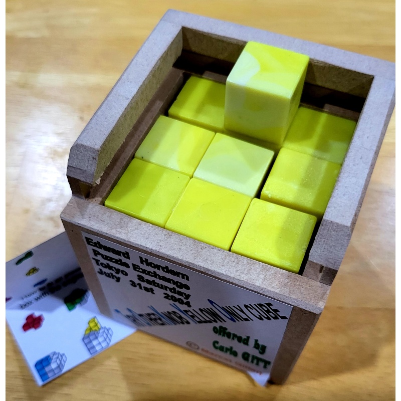 Try-Other-Knob-Yellow-Only-Cube by Marcel Gillen, offered by Carlo Gitt IPP24 2004