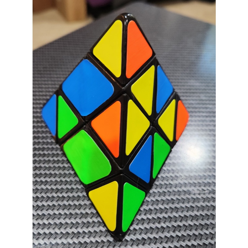 Di-Restricted Tetra-Rubik's-hedron by Norman Diamond & Zaida G. del Rosario, IPP20