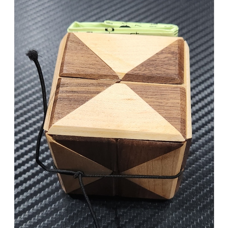 Diagonal Cube, Designed by Stewart Coffin, Made by Allen Rolfs, IPP23 Chicago 2003