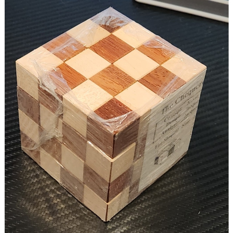 The Chequered Binary Cube by Kevin Holmes and Jacques Haubrich