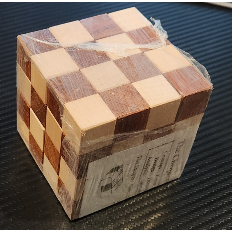 The Chequered Binary Cube by Kevin Holmes and Jacques Haubrich