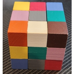 Sivy Farhi 3x3x3 colored cube