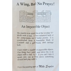 A Wing, But No Prayer, by Mike Snyder
