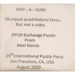 Not-a-Cube, IPP29, Wayne Daniels