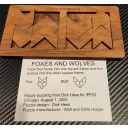 Foxes and Wolves by Dick Hess, IPP23 2003