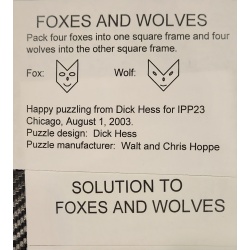 Foxes and Wolves by Dick Hess, IPP23 2003