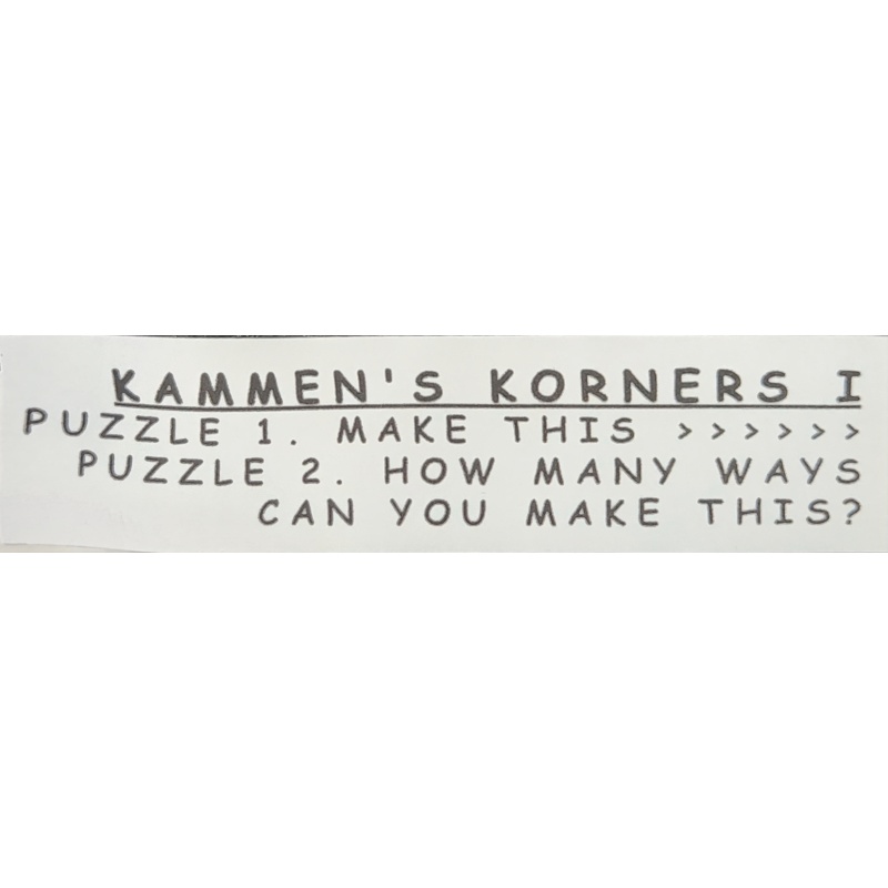 Kammens Korners I, designed by Marten van Kammen